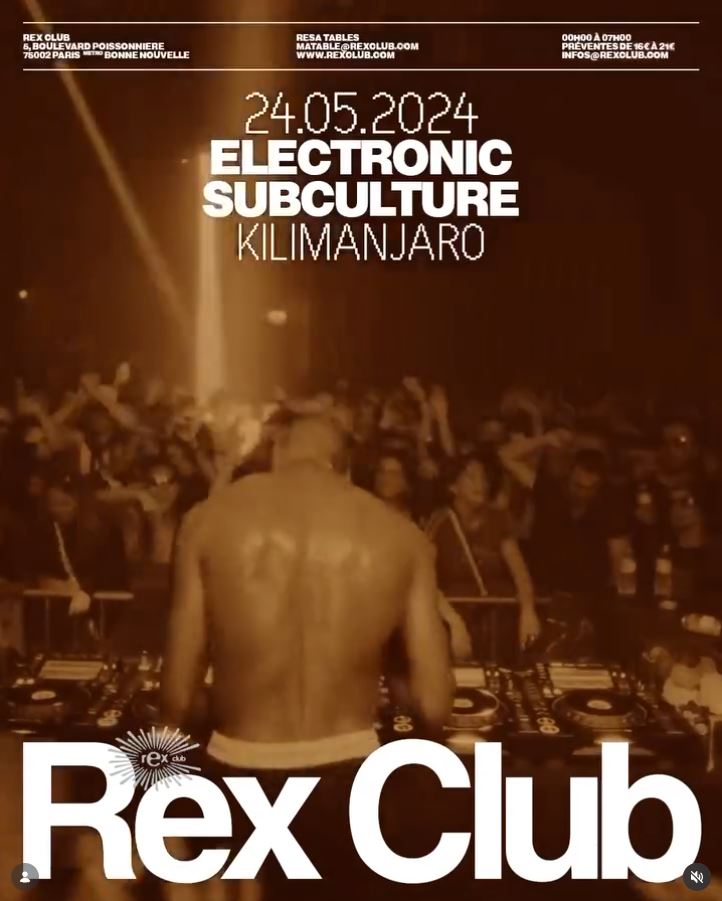 KILIMANJARO performance at the Rex Club, Paris