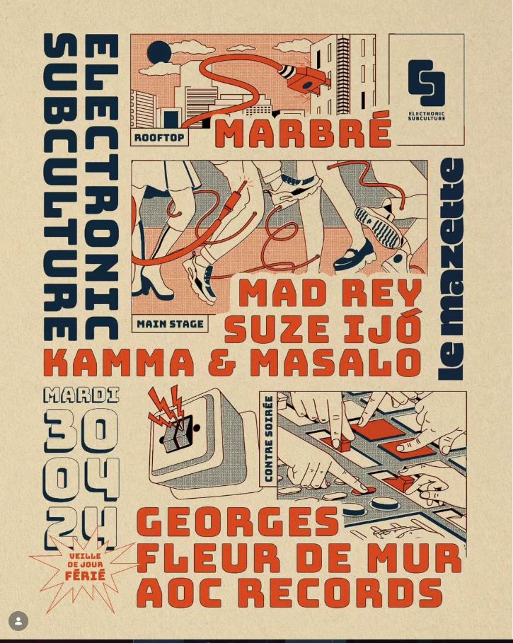 Electronic Subculture at Le Mazette, Paris